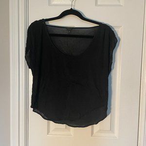 Aritzia Babaton Black T Shirt XS